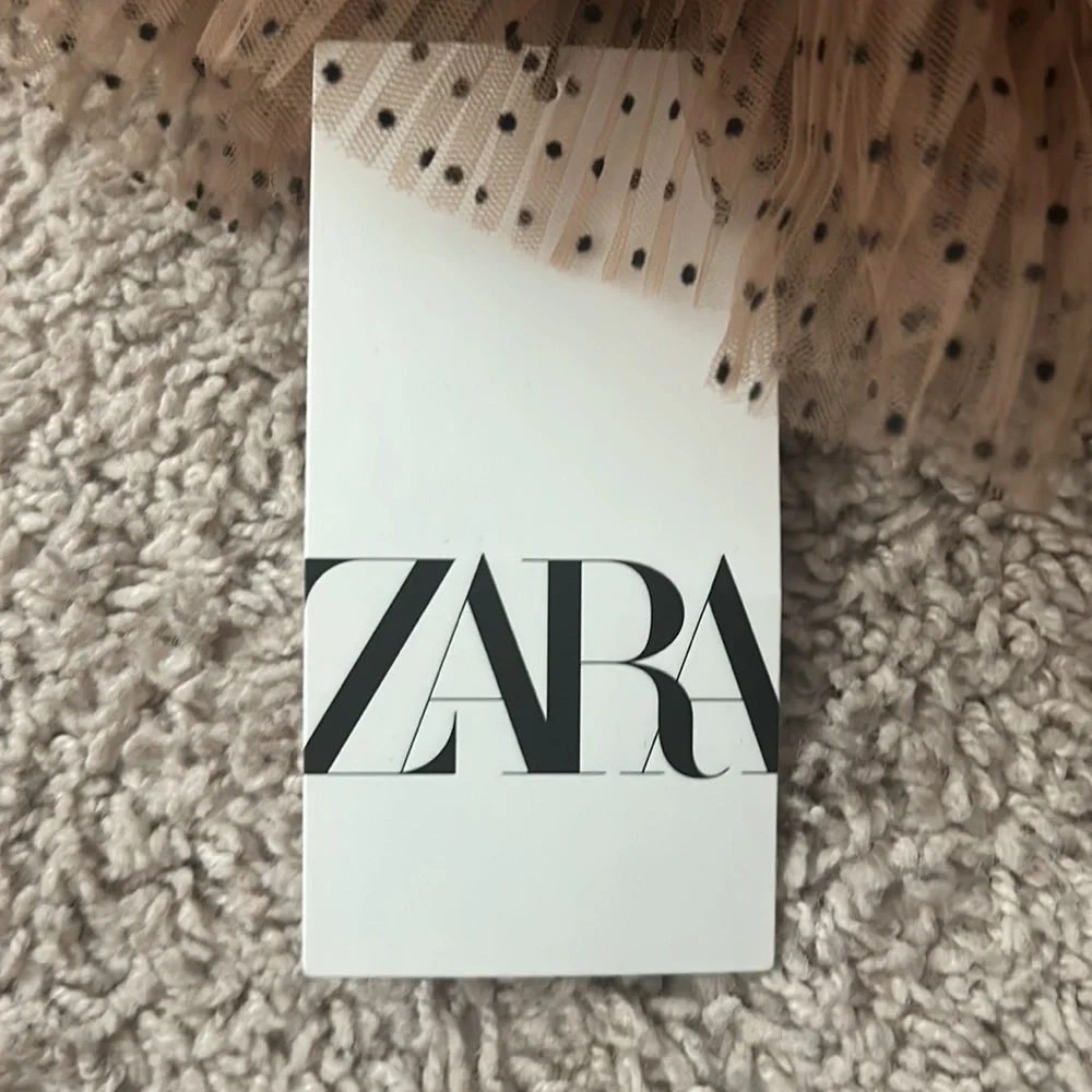 ZARA Strapless Ruffled Top - Picture 2 of 4
